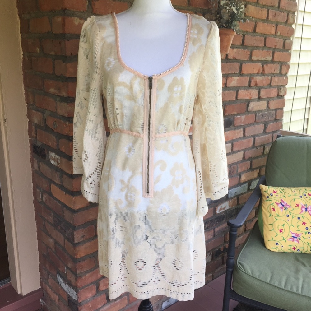 Free People Lace Zip Dress